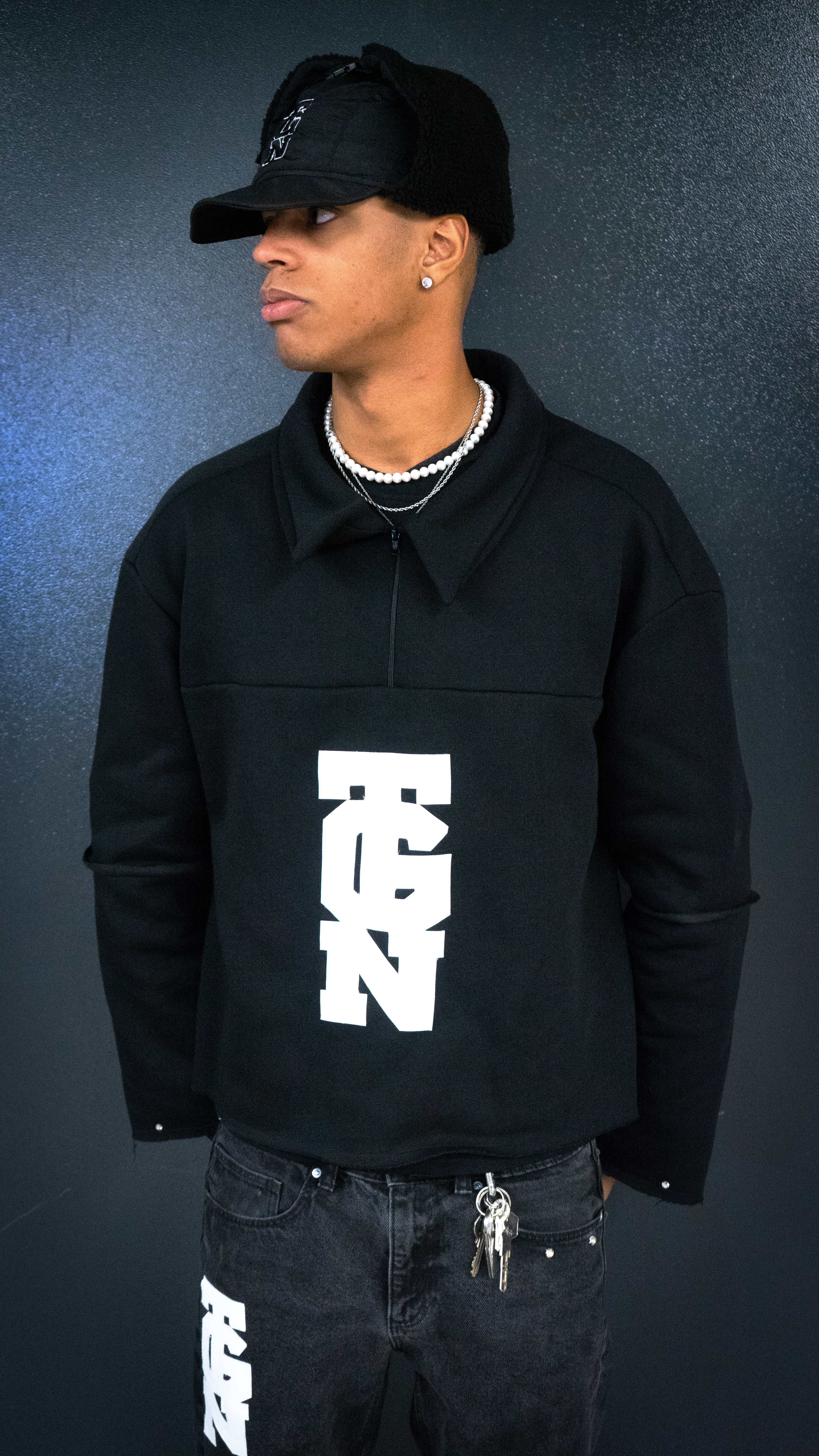 TGN Hoodie – Essential Black