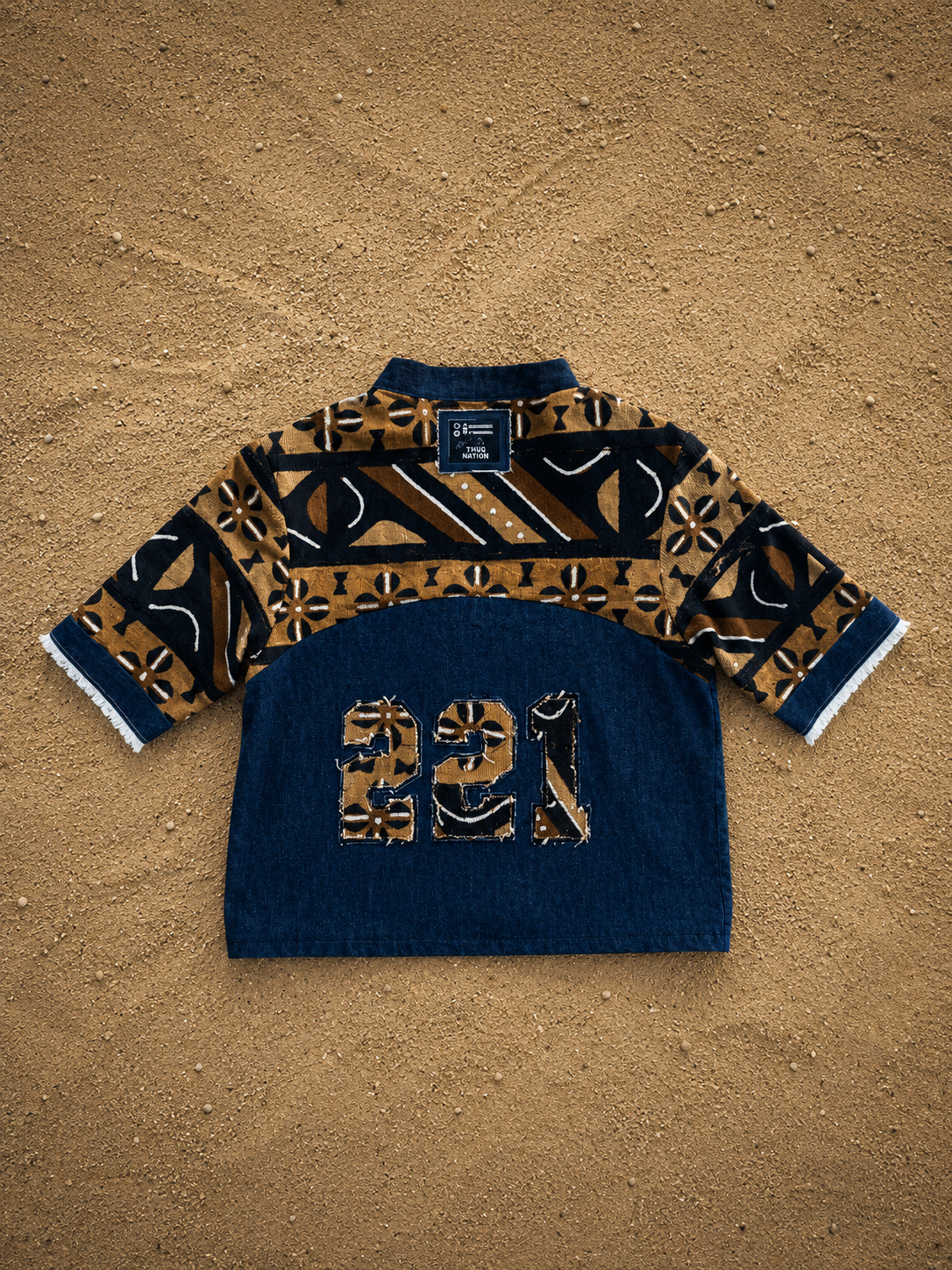 Denim Jersey – Bogolan Earth 1/1